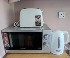 Microwave, Toaster and Kettle