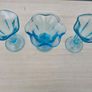 Vintage glass cups for ice cream and desserts Image 2
