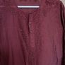 Brown Embroidered Sequin Blouse Image 2