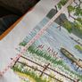 Hand Made Cross Stitch Embroidy - Classic Farm Scene Image 10