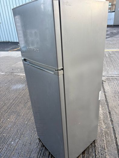 Nordmende 55cm Freestanding Fridge Freezer Silver