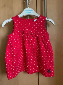 Jasper Conran Junior J Dress  - Red & White Polka Dot
