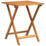 Bistro Set 3 pcs Brown Solid acacia wood Image 4