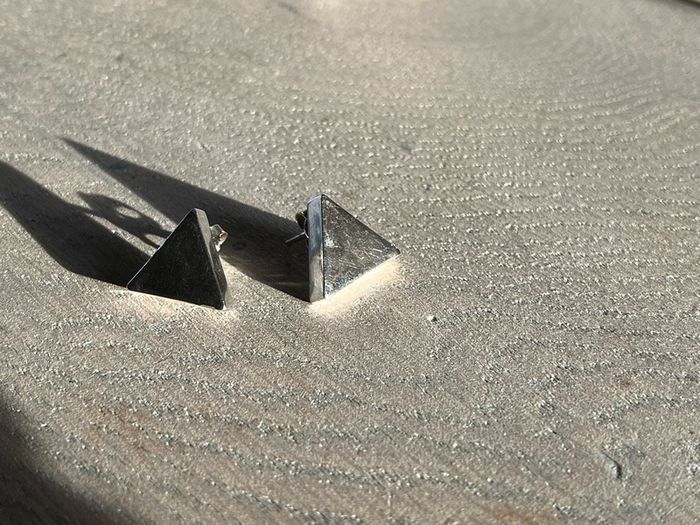Silver earings