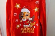Girls Liberty Paw patrol Christmas jumper age 6-8