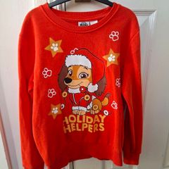 Girls Liberty Paw patrol Christmas jumper age 6-8