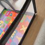 2mx1.8m Playpen with floor tiles, balls and pulls. Image 5
