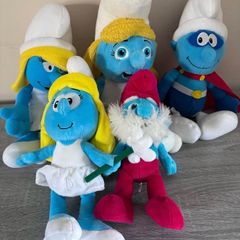 the smurfs soft toy bundle
