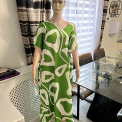 Beautiful summer colour satin maxi dress