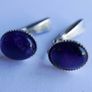 Vintage Amethyst Earrings Image 5