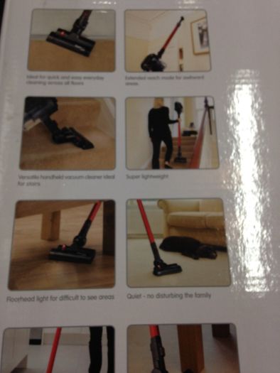 Cordless Vacuum Cleaner Run Time up to 40 Mins