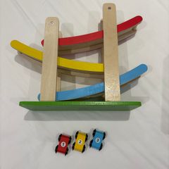 Wooden Car Ramp Toy