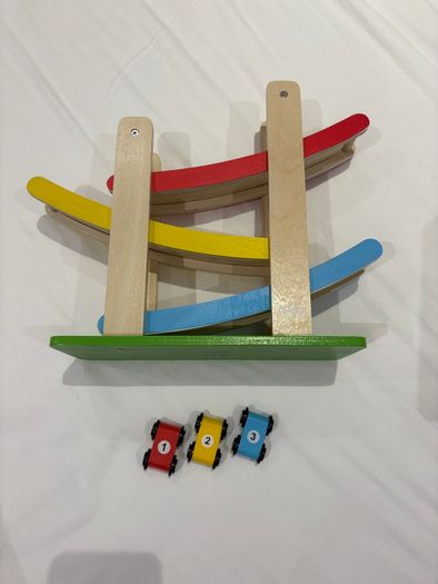Wooden Car Ramp Toy