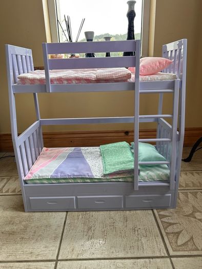 Doll bunk bed