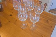 7 wine glasses