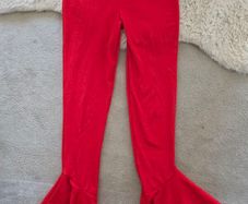 River Island red Flare leggings 9-10