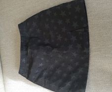 Miss Selfridge black star mini skirt uk8