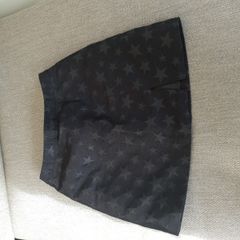 Miss Selfridge black star mini skirt uk8