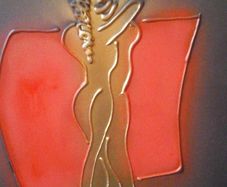 Hot Glue Gun Wall Art.