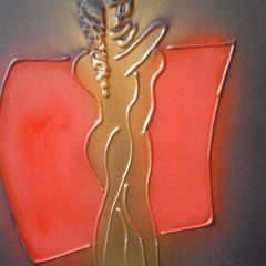 Hot Glue Gun Wall Art.