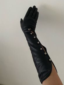 Leather Women's gloves