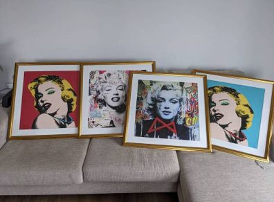 3 High Quality Marilyn Monroe Framed Prints