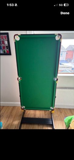 folding pool table