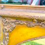 vintage antique gold frame mirror. Old elegant mirror. Solid wood.Very good condition Image 8