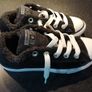 Black fleece lined converse Image 2