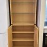 Wooden and glass display and storage cabinet Image 2