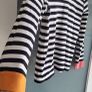 SONIA by Sonia Rykiel black and ivory striped top Sz M (Fit 8-10UK) - Rrp 285 Image 8
