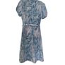 Vintage Bromley Sport blue striped shirt dress size 16 ( Please Check measurements ) Postage included Image 3