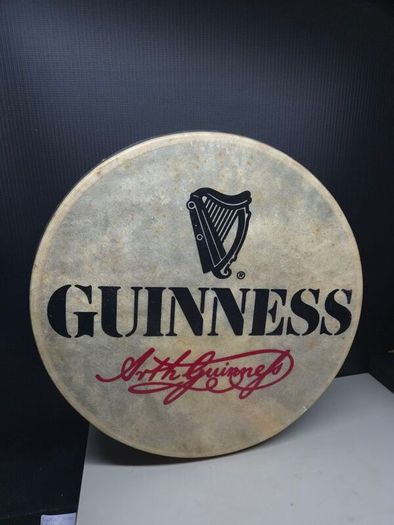 Vintage Guinness Arthur Guinness Waltons Irish Bodhran Drum