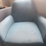 3 seater tourquise coach and 2 seats Image 2