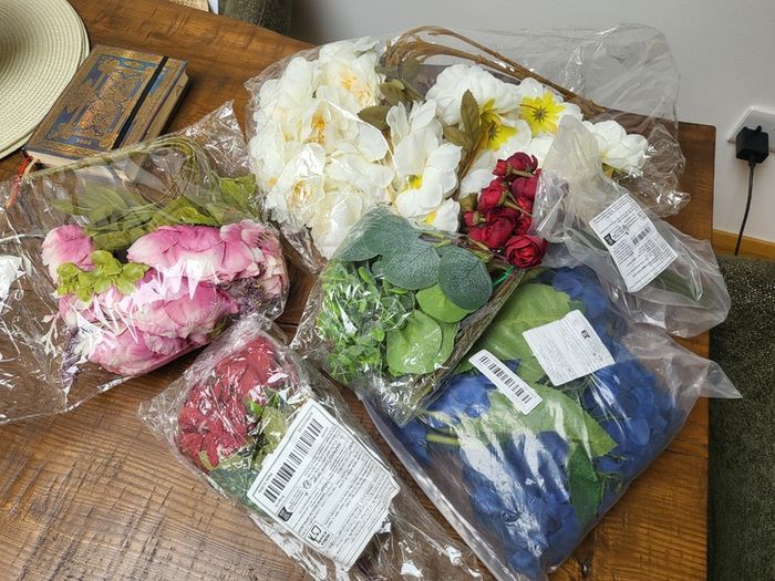 Faux flowers