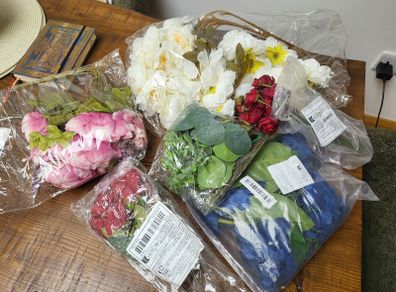Faux flowers