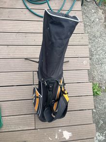 Kids golf bag and clubs