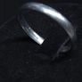 Vintage English Platinum Ring Fully Hallmarked Birmingham Size 62 Image 2