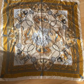 Lise Watier vintage hand stitched scarf