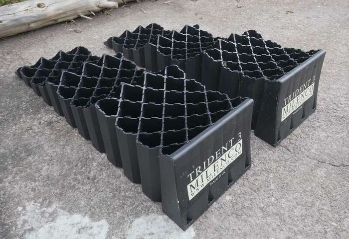 Milenco Trident 3 Heavy Duty Motorhome Levelling Ramps + Carry Bag