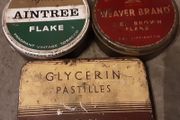 three vintage collectable tin's