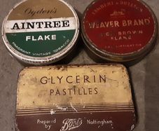 three vintage collectable tin's