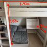 Flexa Classic Loft/High Sleeper Bed Image 7