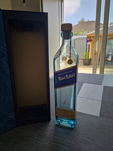 Johnny Walker blue bottle