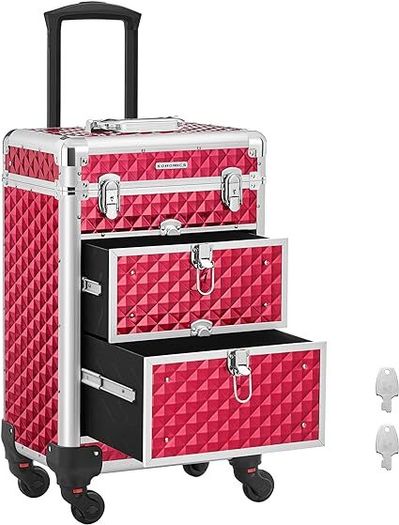 Cosmetic Case Trolley Make up trolley hairdressers trolley  LIMITED STOCK
