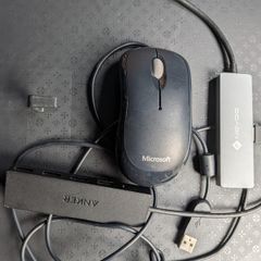 2x USB adapter and mouse