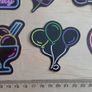 50pcs Neon Stickers Decals Image 10