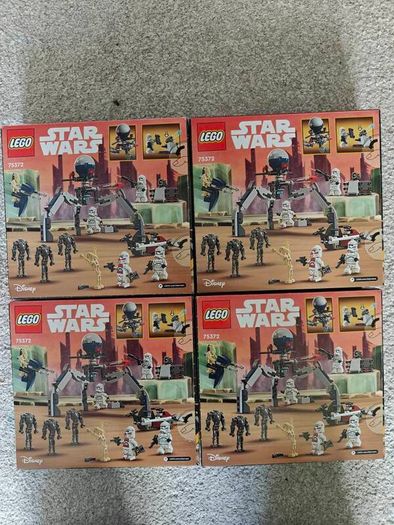 4x Lego Star Wars Clone Trooper & Battle Droid Battle Pack 75372