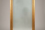 Tall Freestanding French Style Arched Giltwood Mirror