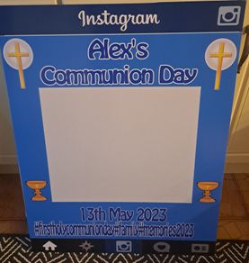 communion social media frame